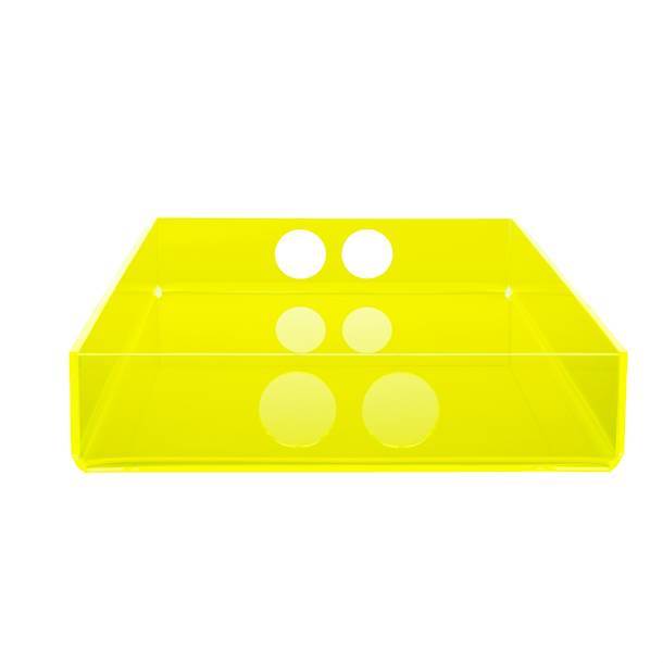 Piccolo vassoio Giallo Acrilico