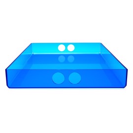 Grande vassoio Blu Acrilico