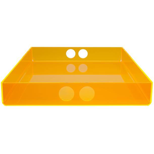Piccolo vassoio Arancione Acrilico