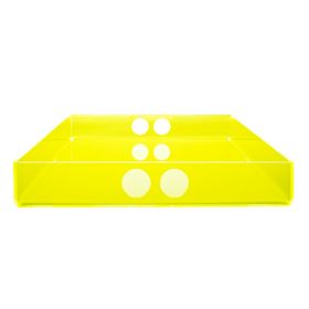 Grande vassoio Giallo Acrilico