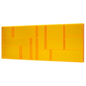 Porta aggetti piccolo in acrilico Arancione