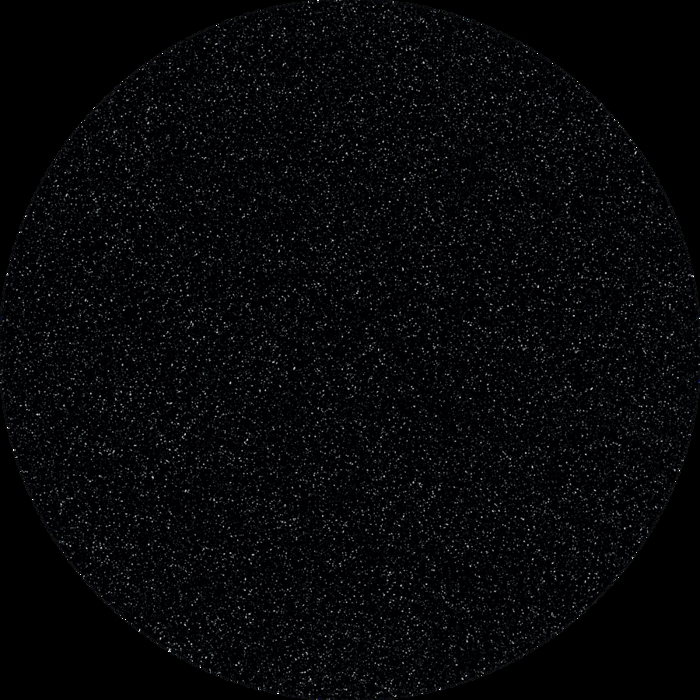 Deep Black Quartz Corian Tondo 12 mm