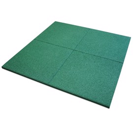 UniSoft Piastrelle di gomma Verde 50x50cm